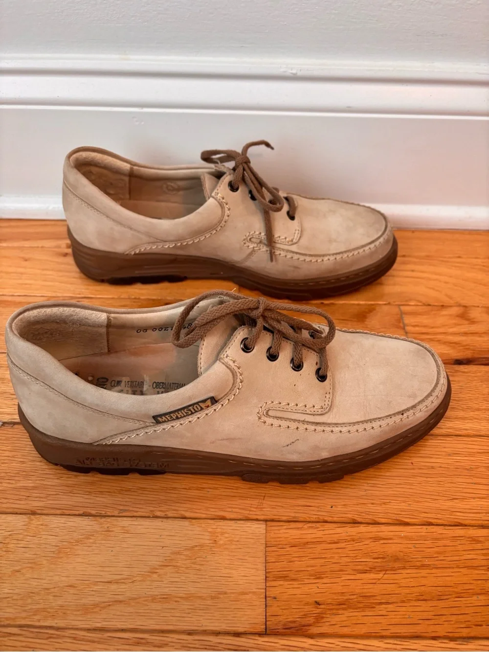 Mephisto City Hiker Nubuck Comfort Walking Oxfords US 7.5